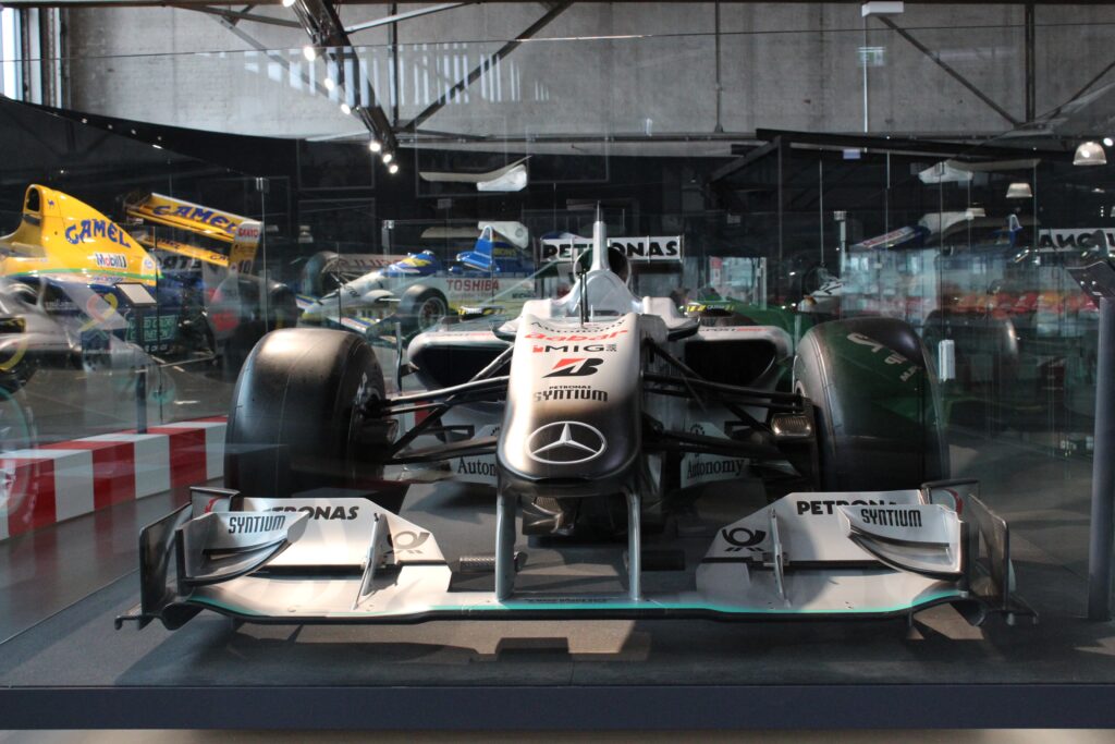 Picture showing formula one technology