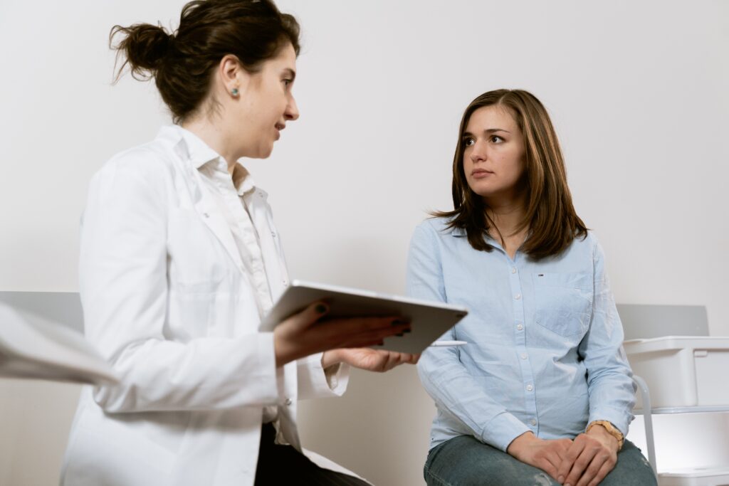 Picture showing a doctor-patient relationship