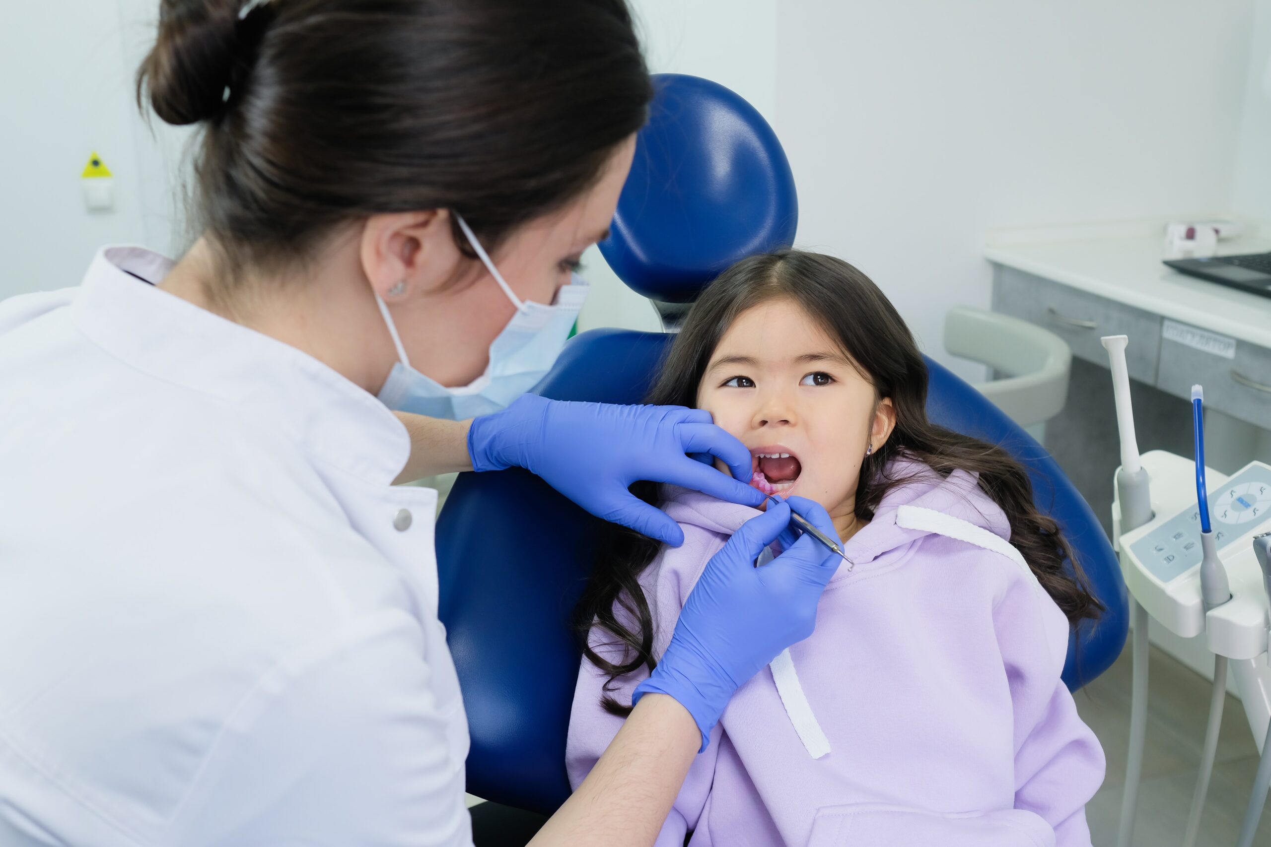 Picture showing dental care for children 