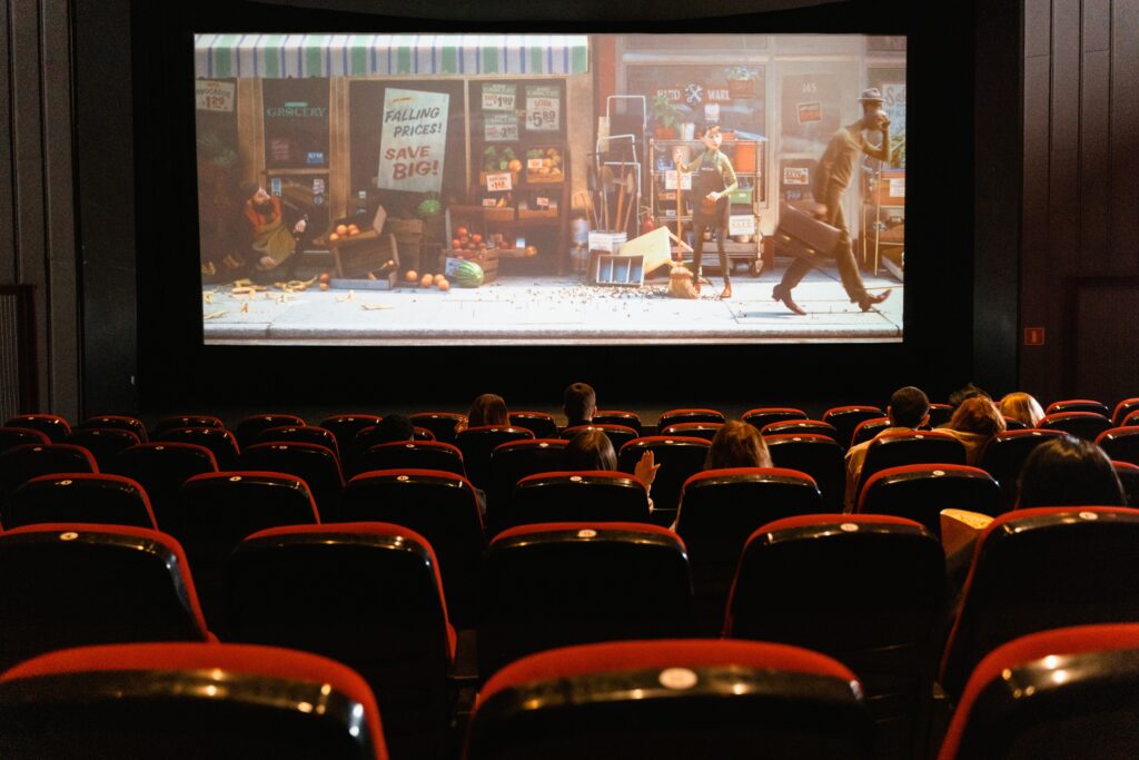 Picture showing a cinema 